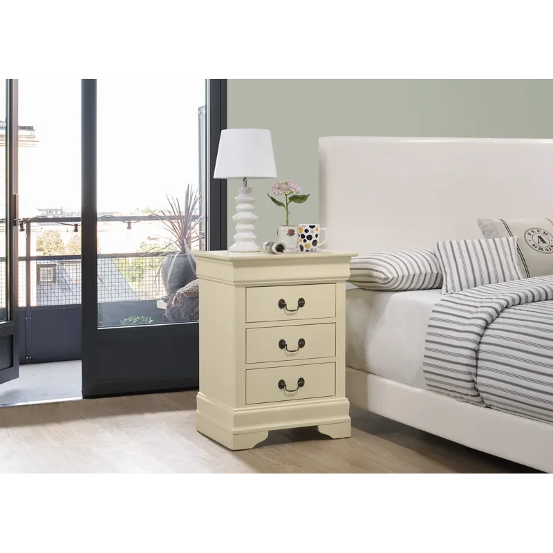 Louis Phillipe - G3175-3N 3 Drawer Nightstand - Beige
