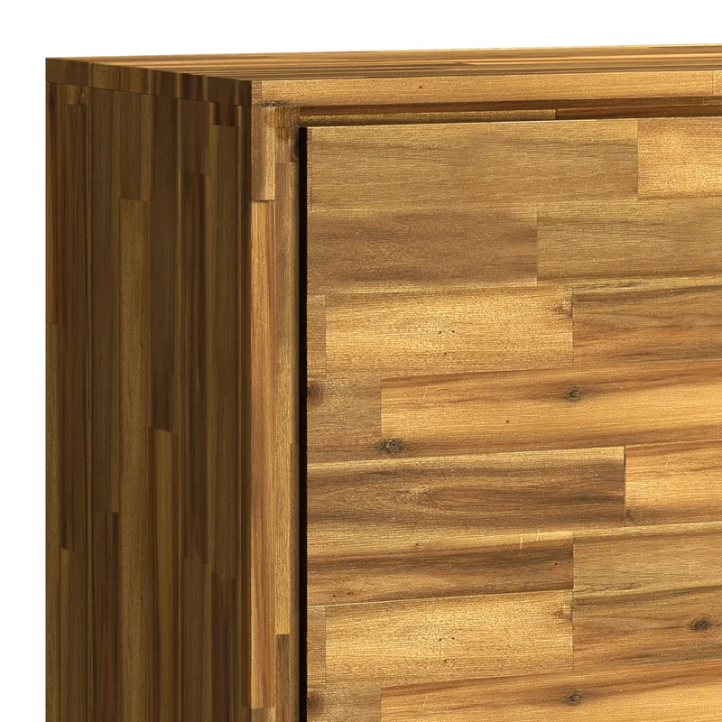 Lowry - Medium Storage Cabinet - Distressed Golden Wheat