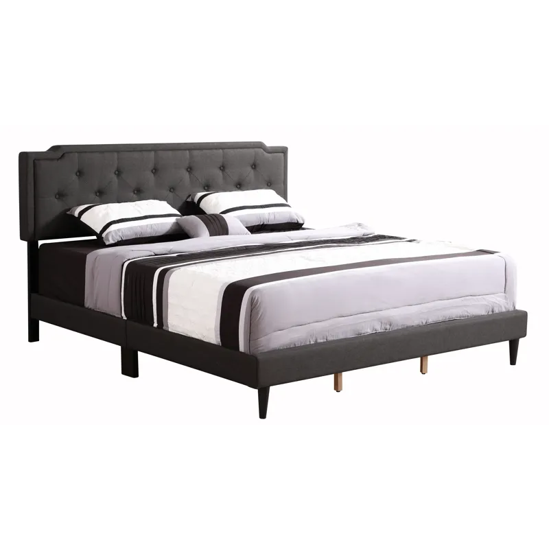Deb - G1106-QB-UP Queen Bed (All in One Box) - Black