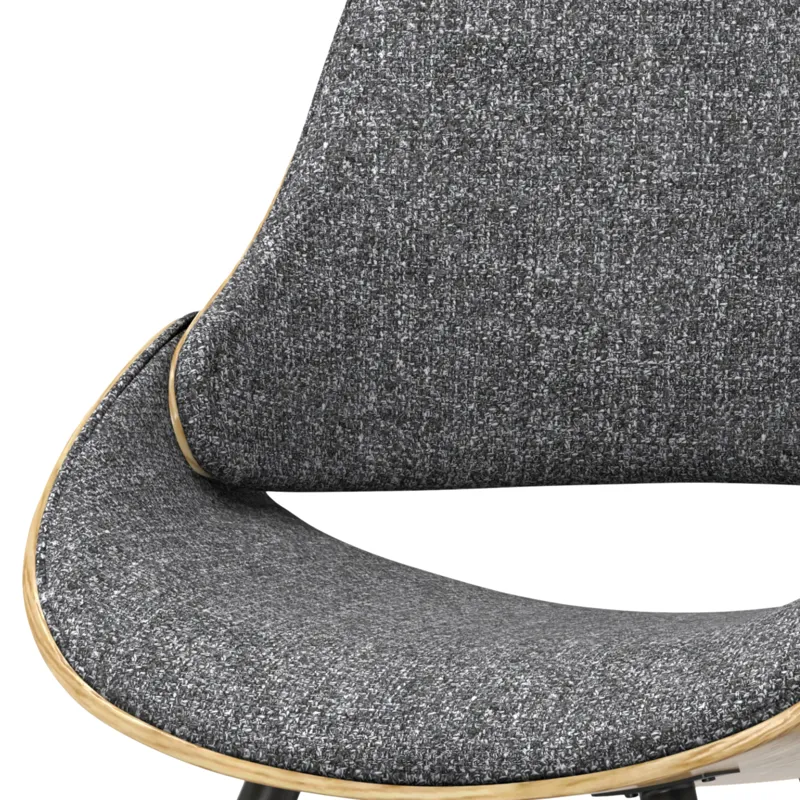 Malden - Bentwood Dining Chair with Wood Back - Grey / Light Brown
