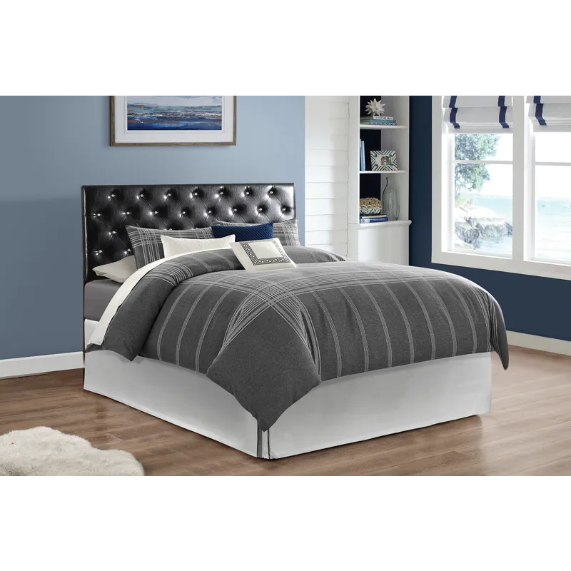 Super Nova - G0132-QHB Queen Bed Headboard - Black