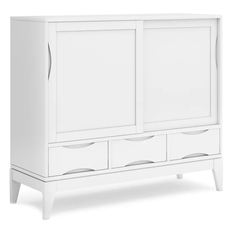 Harper - Medium Storage Cabinet - White
