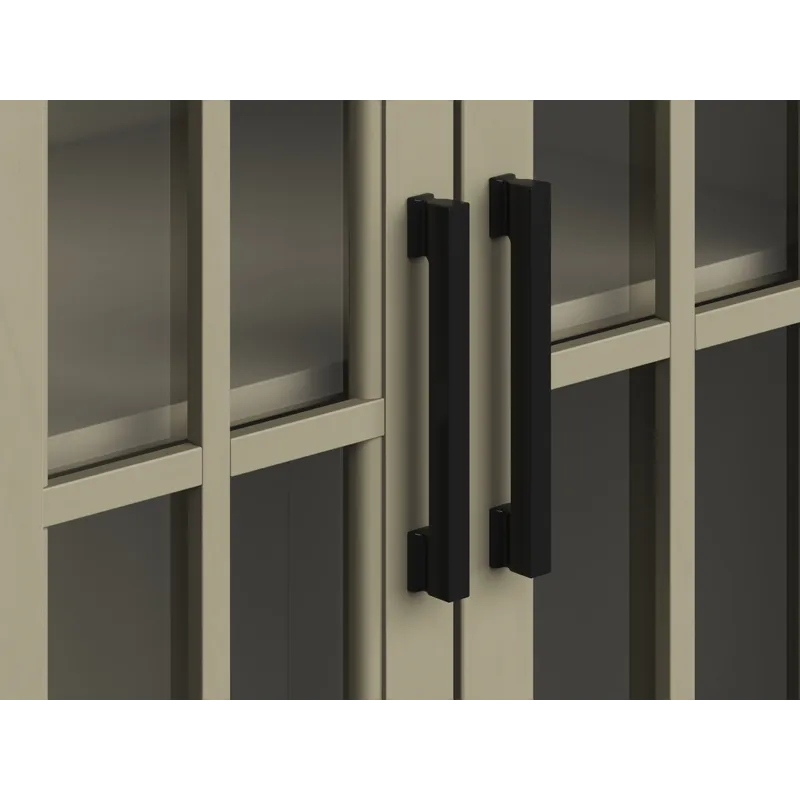 Vineyard - 96\" TV Stand - Sage Green / Fruitwood