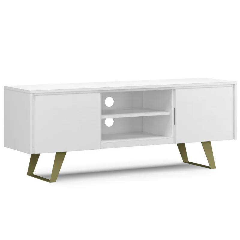 Lowry - TV Media Stand - White