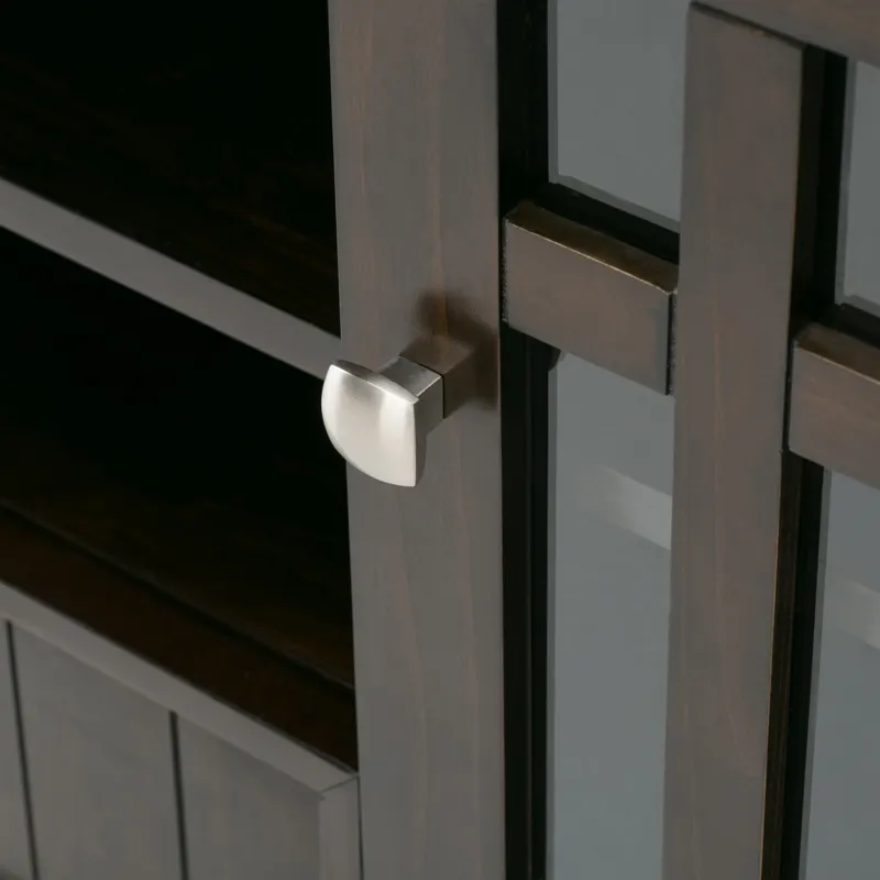 Bedford - Tall TV Media Stand - Dark Tobacco Brown