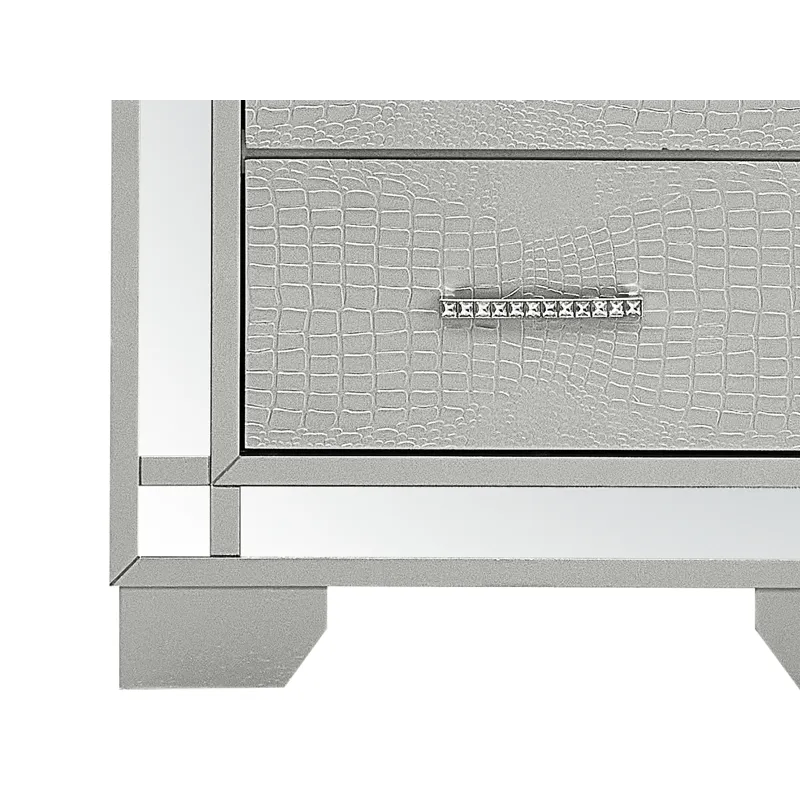 Madison - Nightstand - Silver Champagne