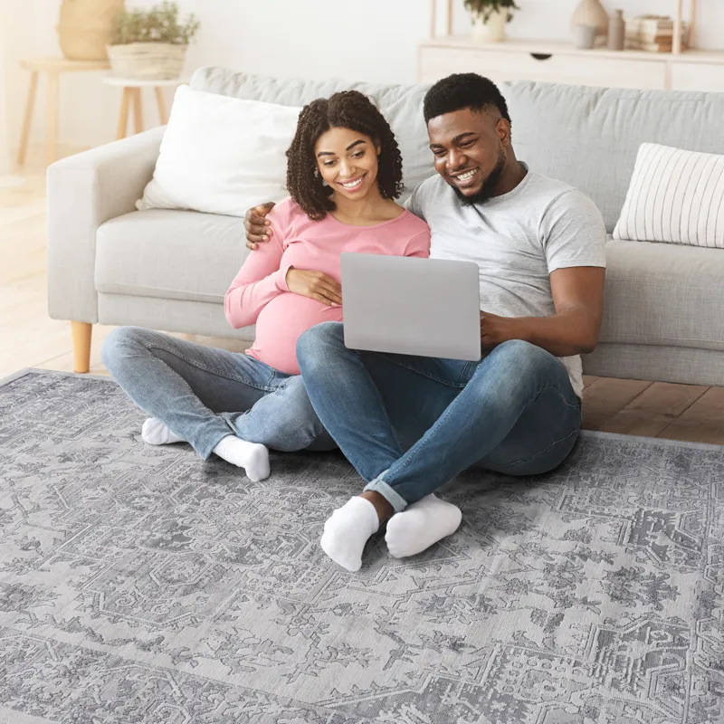 5\' x 7\' Oriental Non-Shedding Living Room Bedroom Dining Home Office Stylish And Stain Resistant A