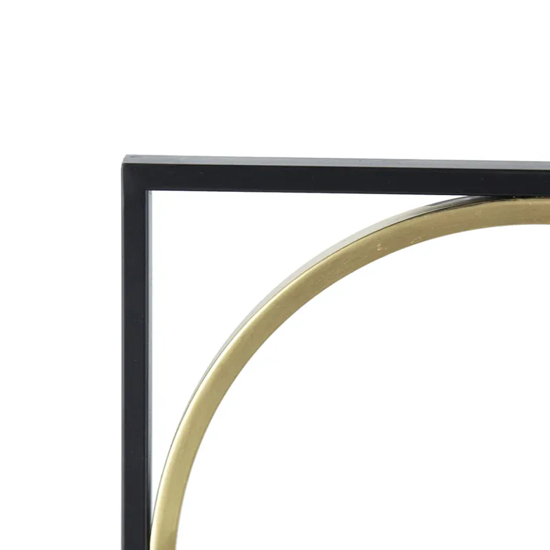 Eclectic Styling Metal Beaded Wall Mirror With Contemporary Design For Bedroom, Liveroom & Entryway 