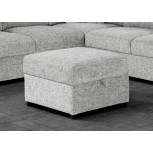 U9401 Nickel Ottoman w/Storage