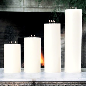 3 Wick Pillar Candle-Unscented-5
