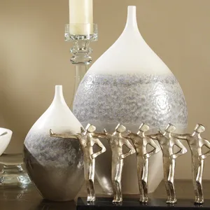 Cream Rises Vase-Wide-Lg
