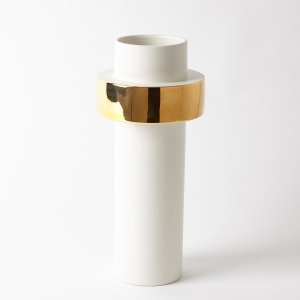 Gold Ring Vase-High