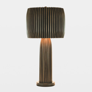 Crimp Table Lamp - Bronze
