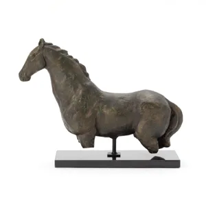Horse Sculpture-Iron/Granite