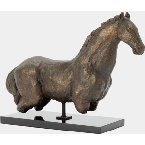 Horse Sculpture-Iron/Granite