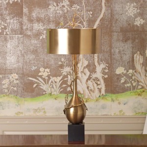 Twig Bulb Lamp-Brass
