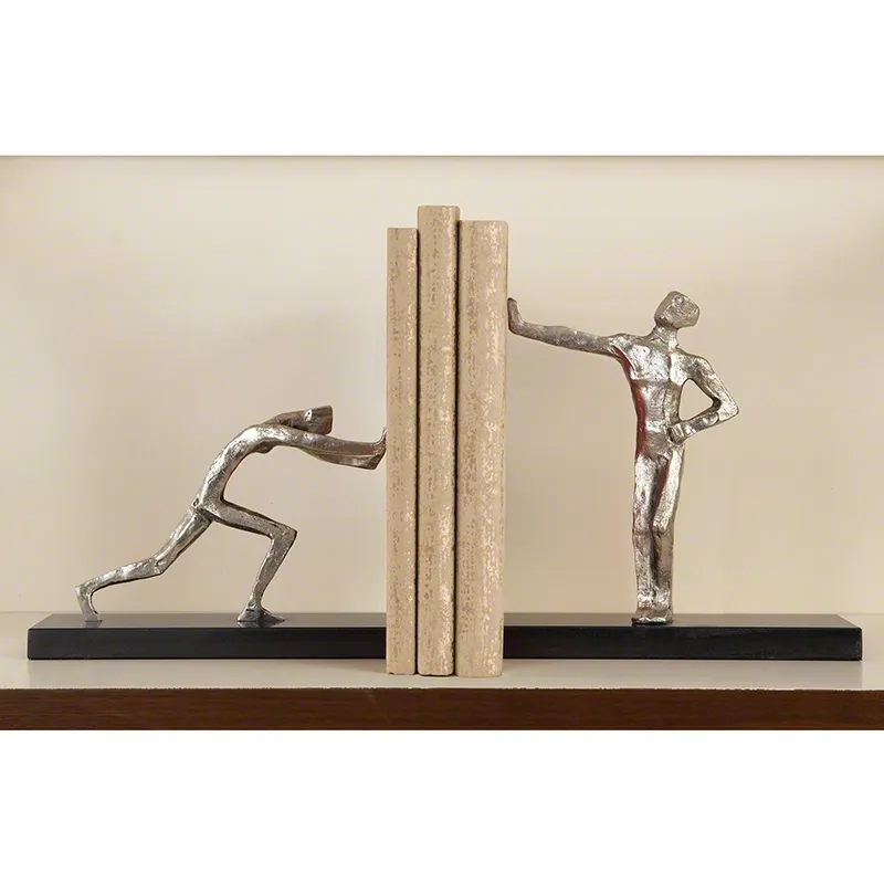 Blockhead Bookends - Pair
