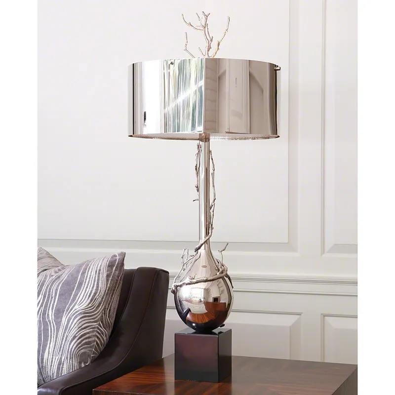 Twig Bulb Lamp-Nickel