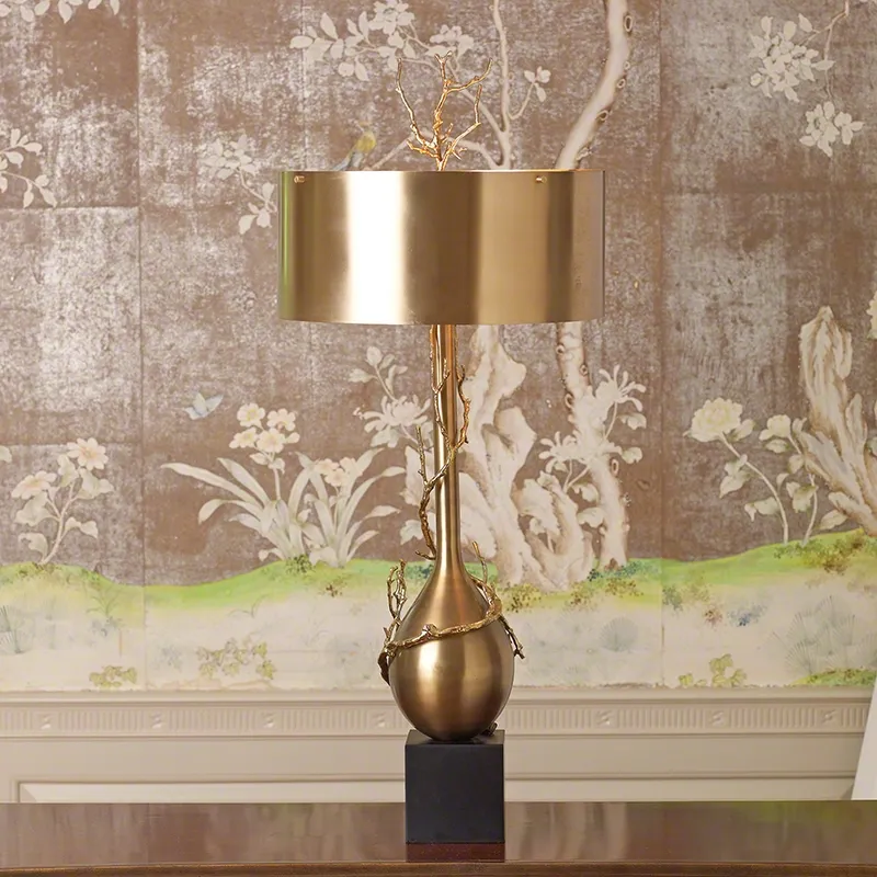 Twig Bulb Lamp-Brass
