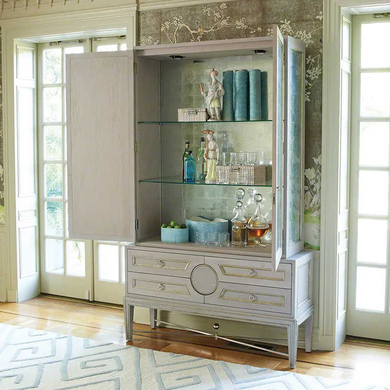 Collector's Cabinet-Grey/Top Only