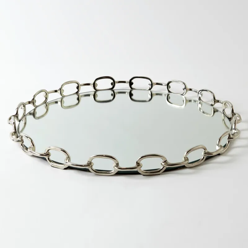 Linked Mirrored Tray-Nickel-Sm
