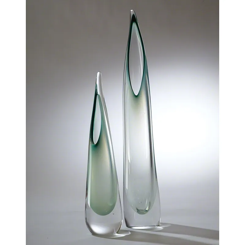 Stalagmite Vase-Wintergreen-Lg