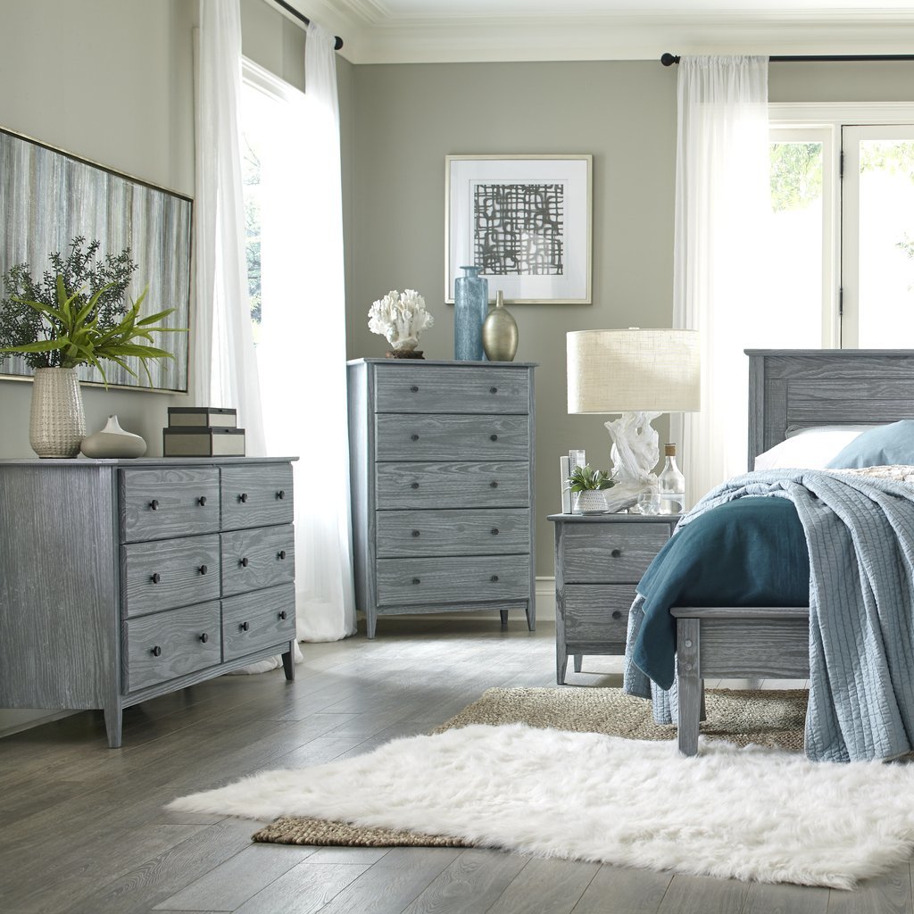 Greenport 2Drawer Nightstand Brushed Grey GP0440 at Tomlinson Furniture
