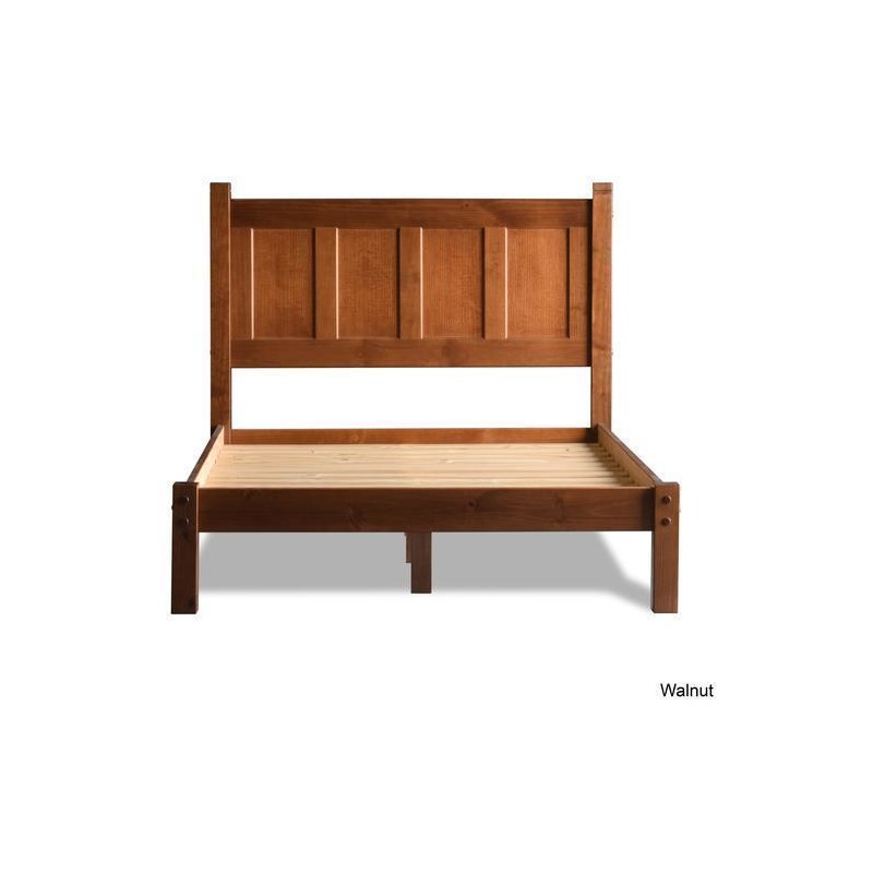 Shaker Queen Panel Platform Bed Walnut By Grain Wood Furniture Sh030412 Tomlinson Shaker Queen Panel Platform Bed, Grain Wood Furniture Montauk Queen Solid Panel Bed Rustic Walnut