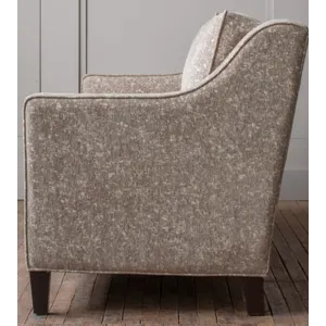 Brighton Box Straight Sloping Track Arm Chair