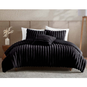 Ethan Black 4 PC King Comforter Set