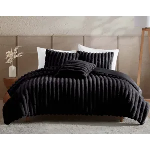 Ethan Black 4 PC King Comforter Set
