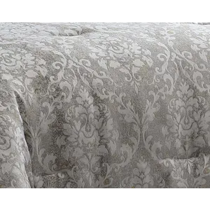 Lisbon Gray 10 PC King Comforter Set