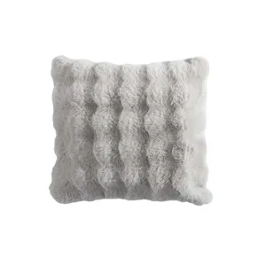 Bubble Fur Gray 4 pc King Comforter Set