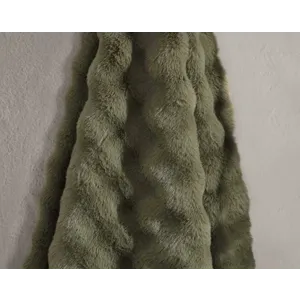 Bubble Fur Throw Green 50&times;60