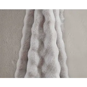 Bubble Fur Throw Gray 50&times;60