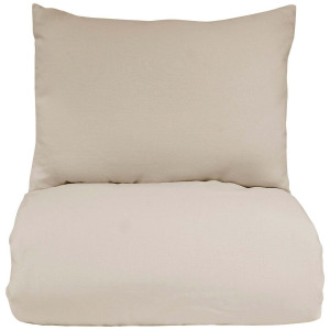 Loft Oatmeal 4 pc King Comforter Cover Set