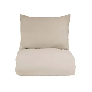 Loft Oatmeal 4 pc King Comforter Cover Set