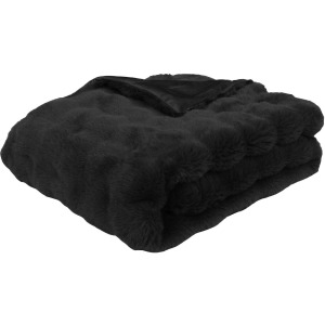 Bubble Fur Throw Black 50&times;60