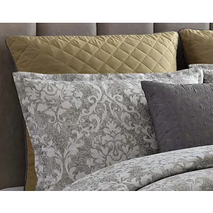 Lisbon Gray 10 PC King Comforter Set