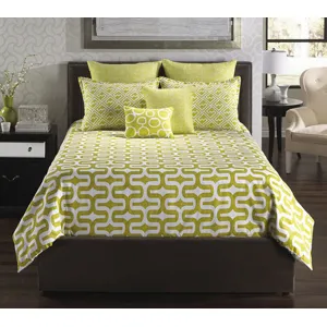 Mod Citron 4 pc Full Comforter Set