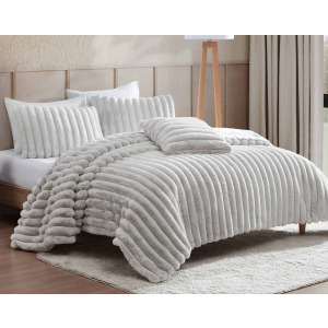 Ethan Gray 4 Pc King Comforter Set