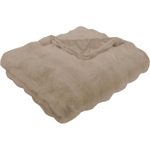 Bubble Fur Throw Tan 50&times;60