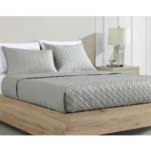Royal Tencel Sage King 3 PC Coverlet Set