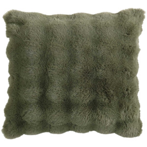 Bubble Fur Pillow Green 20&times;20