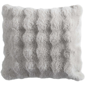Bubble Fur Pillow Gray 20&times;20