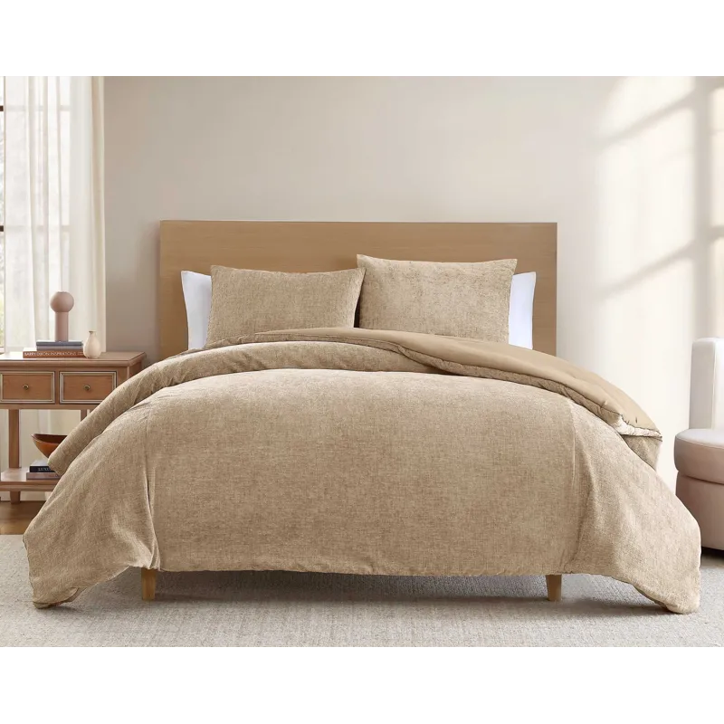 Niles Beige 3 pc King Comforter Set