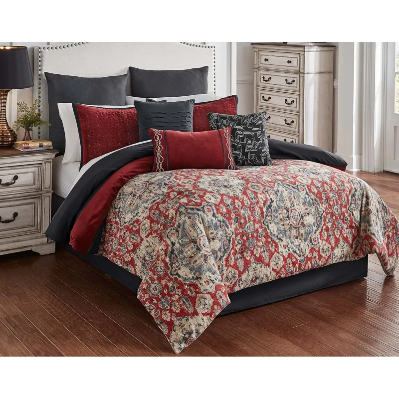Stewart 10 pc King Comforter Set