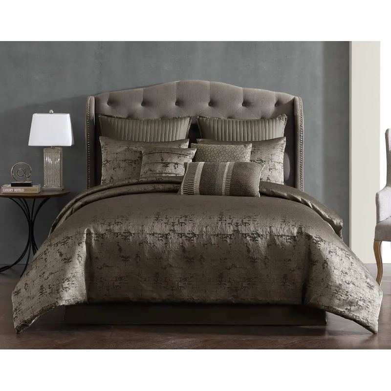 Dustin 10 pc King Comforter Set