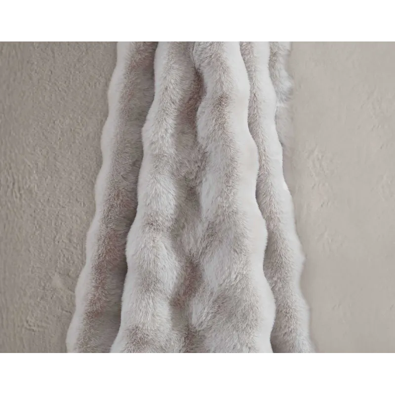 Bubble Fur Throw Gray 50&times;60