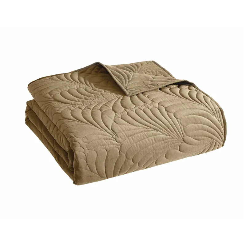 Marlena Gold 3 pc Queen Comforter Set